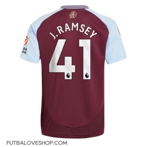 Dres Aston Villa Jacob Ramsey #41 Domáci 2024-25 Krátky Rukáv